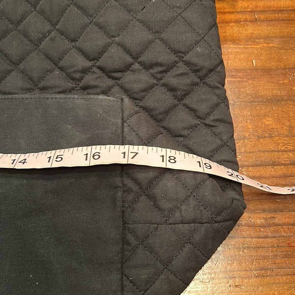 LL Bean Weekend Tote Quilted Leather Handles - Picture 6 of 6